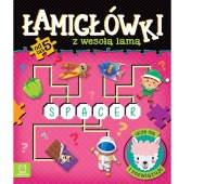 Łamigłówki z wesołą lamą. Rysuję, rozwiązuję, uczę, Edukacyjne, Książeczki