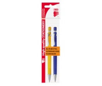 Zestaw ICO, długopis automatyczny Golf + ołówek automatyczny 0,5mm, blister, mix kolorów, Długopisy, Artykuły do pisania i korygowania
