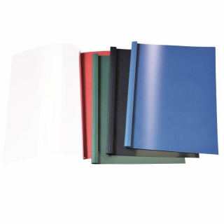 TERMOOKŁADKI PRESTIGE 6mm CZERWONE 10szt, Akcesoria do laminacji i bindowania, Prezentacja