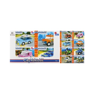 KLOCKI KONSTRUKCYJNE ALLEBLOX CITY 54-58 EL. 1745, Klocki, Zabawki