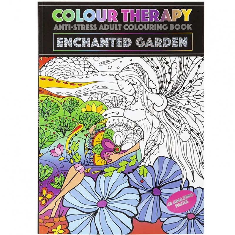 COLOR THERAPY A4 OGRÓD 4027, Kolorowanki, Książeczki