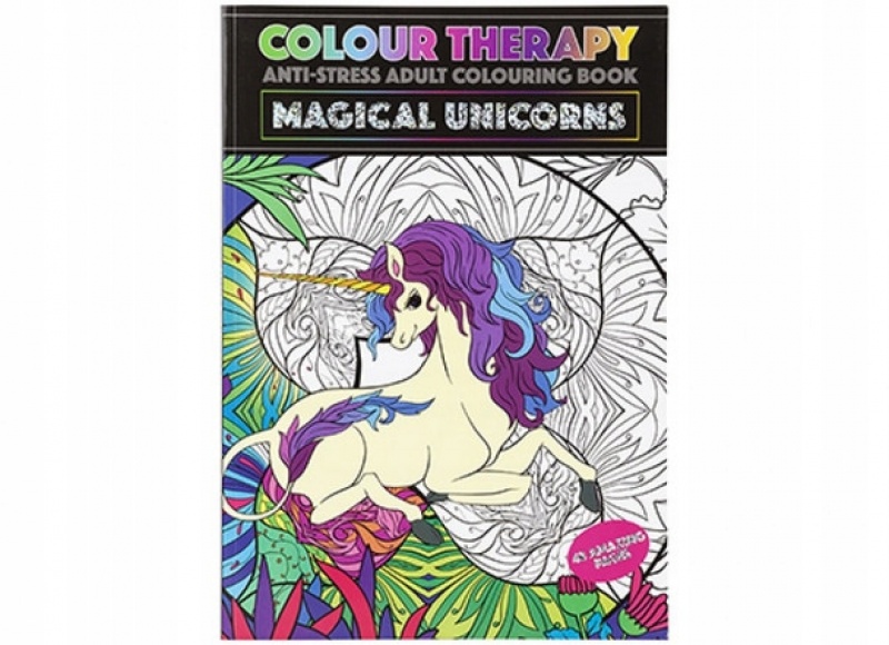 COLOR THERAPY A4 JEDNOROŻEC 4058, Kolorowanki, Książeczki