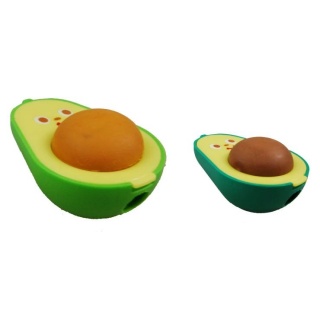 GUMKO-TEMPERÓWKA POJED.Z POJEMNIKIEM AVOCADO, Gumki, Art. do pisania i korygowania
