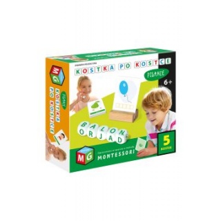 MONTESSORI ZABAWKA EDUK KOSTKA PO KOSTCE PISANIE, Edukacyjne, Zabawki