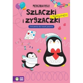 PRZEDSZKOLAK RYSUJE SZLACZKI I ZYGZACZKI Z PINGWIN, Edukacyjne, Książeczki