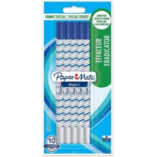 Wymazywacz Paper Mate Magic na blistrze 10szt, Korektory, Art. do pisania i korygowania