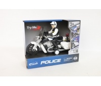 Motocykl 1:16 światło dźwięk 23,3x9,6x18,5cm 9473, Pojazdy, Zabawki