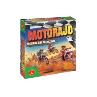 RODZINNA GRA PLANSZOWA - MOTORAJD, Planszowe, Gry