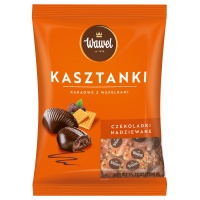 Cukierki Kasztanki WAWEL, kakaowe z wafelkami, 1kg, Czekoladki, Artykuły spożywcze