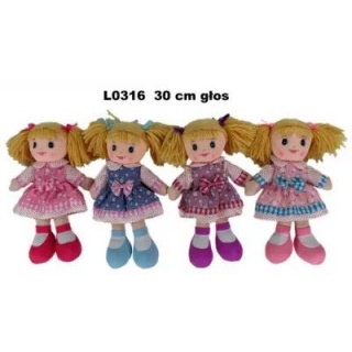 LALKA 30CM GŁOS L0316 156563, Lalki, Zabawki