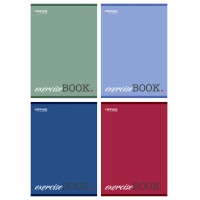 School notebook OFFICE PRODUCTS, A5, checkered, 80 sheets, 60gsm, mix colors