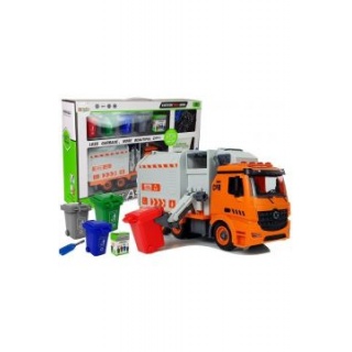 ZESTAW DIY ŚMIECIARKA SORTER GRA ŚRUBOKRĘT Ś/DŹW, Pojazdy, Zabawki