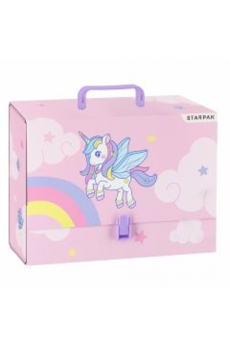 TECZKA Z RĄCZKĄ A4/95MM UNICORN, Teczki przestrzenne, Organizacja dokumentów
