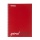 Kołonotatnik OFFICE PRODUCTS, A4, w linie, 80 kart., 70gsm, bordowy