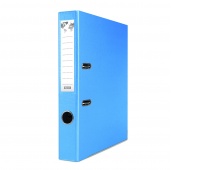 Binder BASIC-S, with rail, PP, A4/50, light blue, Polypropylene binders, Document archiving