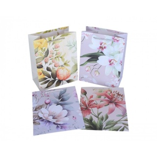 DEKORACYJNA TOREBKA PAPIEROWA 23/18/10 CM /12/, Torby ozdobne, Art. dekoracyjne i prezentowe