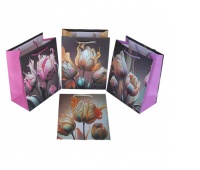 DEKORACYJNA TOREBKA PAPIEROWA 23/18/10 CM /12/, Torby ozdobne, Art. dekoracyjne i prezentowe