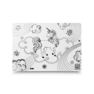 STRIGO FUNNY MAT TRANSPARENT UNICORN 48x33.5cm., Kolorowanki, Książeczki