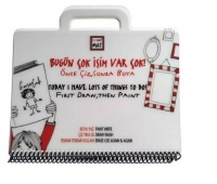 STRIGO FUNNY MAT WHITE KSIĄŻ.DO KOL.RZECZY 16x21, Kolorowanki, Książeczki