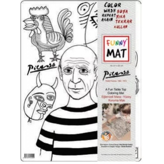 STRIGO FUNNY MAT TRANSPARENT PICASSO 30x40cm., Kolorowanki, Książeczki