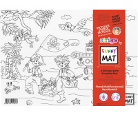STRIGO FUNNY MAT TRANSPARENT KSIĘŻNICZKA 25x35cm., Kolorowanki, Książeczki