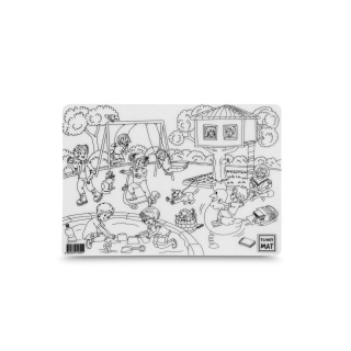 STRIGO FUNNY MAT TRANSPARENT PLAC ZABAW 25x35cm., Kolorowanki, Książeczki