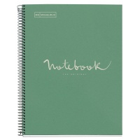 Spiral notebook MIQUELRIUS NB-1 Emotions, A4, checkered, 80 sheets, 80g, eco-mint