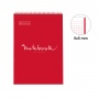 Spiral notebook MIQUELRIUS NB-1 Reporter Emotions, A4, checkered, 80 sheets, 90g, red