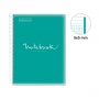Spiral notebook MIQUELRIUS NB-1 Emotions, PP, A4, checkered, 80 sheets, 90g, turquoisey