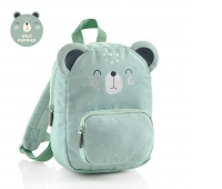 Backpack MIQUELRIUS Wild Puppies, Mini bear, two compartment, 5l, 27x20x10cm, green