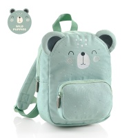 Backpack MIQUELRIUS Wild Puppies, Mini bear, two compartment, 5l, 27x20x10cm, green