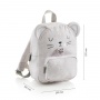 Backpack MIQUELRIUS Wild Puppies, Mini mouse, two compartment, 5l, 27x20x10cm, grey