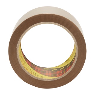 Taśma pakowa SCOTCH® Cichoodwijalna (309), 48mm, 66m, brązowa, Taśmy pakowe, Koperty i akcesoria do wysyłek