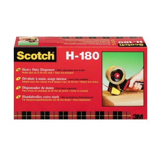 Dyspenser do taśm SCOTCH® (H180), 48-50mm, mix kolorów, Taśmy pakowe, Koperty i akcesoria do wysyłek