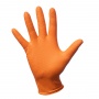 Powder-free nitrile gloves EMKA 7.0, 100 pcs, size L, orange