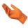Rękawice nitrylowe bezpudrowe EMKA 7.0, 100 szt., rozmiar L, pomarańczowe