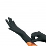 Rękawice nitrylowe bezpudrowe MAXTER, 100 szt., rozmiar M, czarne, Rękawice, Ochrona indywidualna