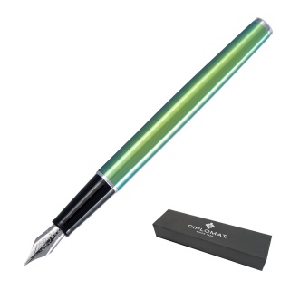 Pióro wieczne DIPLOMAT Traveller, Funky Green, M, Pióra, Artykuły do pisania i korygowania