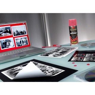 Klej w sprayu 3M PhotoMount, do papieru fotograficznego, 400 ml, Kleje, Drobne akcesoria biurowe
