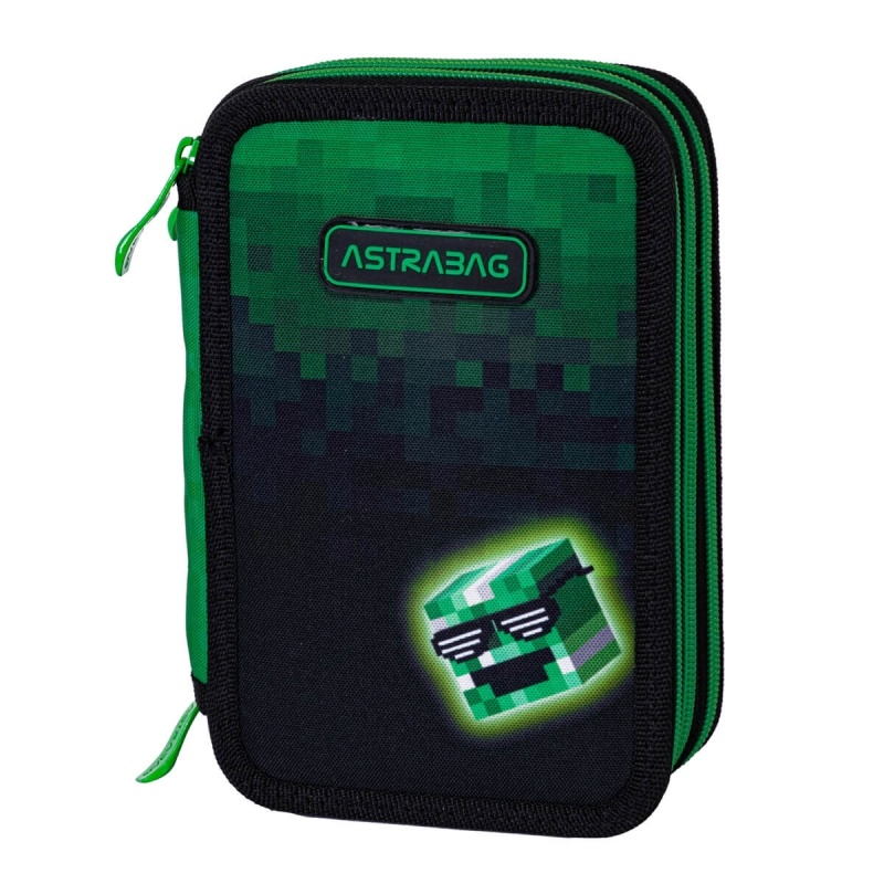 PIÓRNIK JUMBO POTR.Z WYP.ASTRABAG PIXEL HERO AC31, Piórniki, Tekstylia