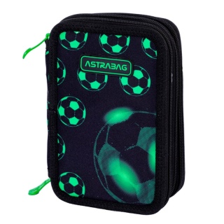 PIÓRNIK JUMBO POT.Z WYP.ASTRABAG NEO FOOTBALL AC31, Piórniki, Tekstylia