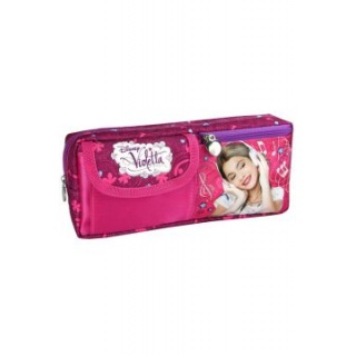 PIÓRNIK Z KIESZONKĄ VIOLETTA 11 - 2014, Piórniki, Tekstylia