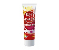 KLEJ SZKOLNY BIAŁY TUBA 50gr.SWEET COLOURS, Kleje, Galanteria biurowa