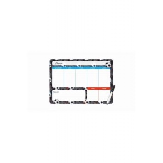 PLANER MAGNETYCZNY 35X25 TYGODNIOWY PIŁKI + MARKER, Zeszyty, Zeszyty i bloki