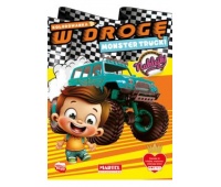 KOLOROWANKA W DROGĘ. MONSTER TRUCKI, Kolorowanki, Książeczki