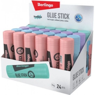 BERLINGO KLEJ W SZTYFCIE "INSTINCT" 15GR., Kleje, Galanteria biurowa
