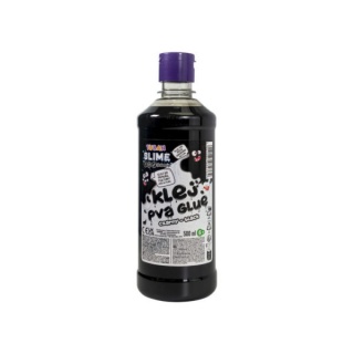 KLEJ PVA CZARNY 500 ML, Gluty, gniotki, Zabawki