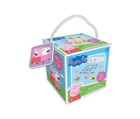 JM GRA MEMORY + KOLOROWANKA PEPPA PIG 64 K, Domino i memos, Gry