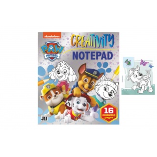 JM CREATIVITY NOTEPAD PAW PATROL, Kolorowanki, Książeczki