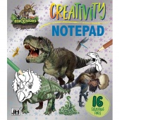 JM CREATIVITY NOTEPAD DINOSAURUS, Kolorowanki, Książeczki